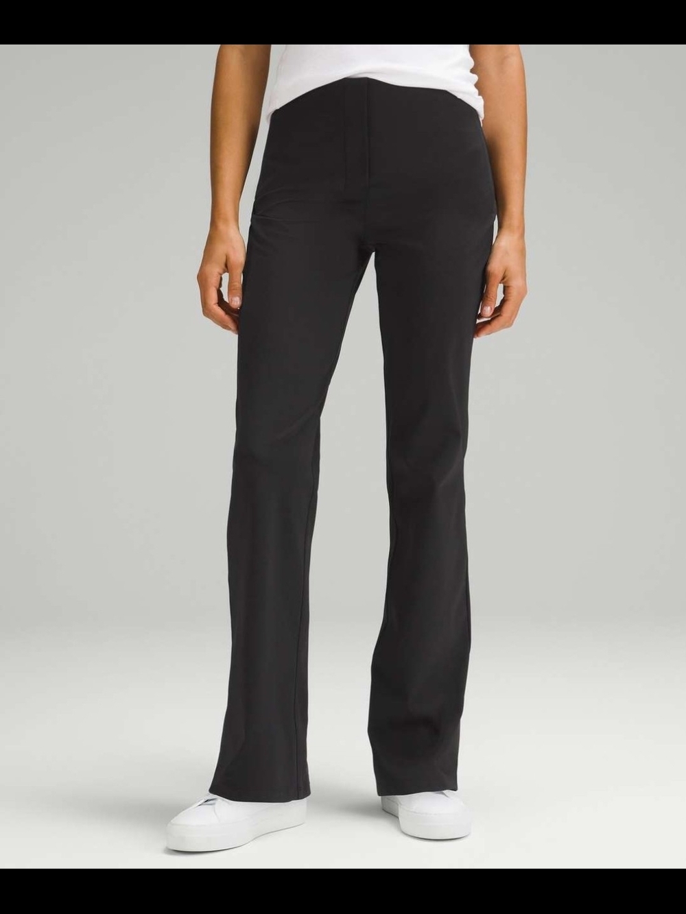 Lululemon Smooth-Fit Pull-On High Rise Black Pants ~ Size 2
